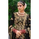 Black Color Embroidery Heavy Velvet Bridal Wear Women Lehenga -6535170397