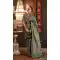 Handloom Weaving Silk Jacquard Work Teal Blue Color Party Wear Saree -6549170487