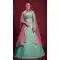 Georgette Mirror Work Designer Wedding Wear Women Lehenga Choli In Turquoise -6567170622