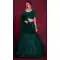 Georgette Gota Work Designer Wedding Wear Women Lehenga Choli In Rama Green -6567170629