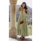 Cotton Plain Work Plus Size Women Readymade Kurti in Pista Green -6609170917