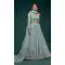 Embroidery Soft Net Designer Sangeet Ceremony Lehenga Choli in Ocean Aqua -6616170950