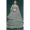 Embroidery Soft Net Designer Sangeet Ceremony Lehenga Choli in Aqua Blue -6616170954
