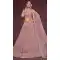 Embroidery Soft Net Designer Sangeet Ceremony Lehenga Choli in Pearl Pink -6616170957