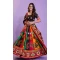 Pure Cotton Abstract Print Work Dandiya Night Outfits Lehenga Choli in Black -7406176045