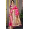 Banarasi Silk Jacquard Work Traditional Wear Saree Blouse in Pink -6672171392