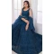 Soft Net Dori Zarkan Work Designer Bridal Wedding Wear Lehenga Choli in Teal Blue -6690171507