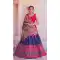 Dola Silk Printed With Foil Work Traditional Party Wear Lehenga Choli in Blue -6976173577