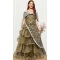 Muslin Soft Net Thread Work Designer Girls Wear Readymade Gown in Multi -6990173643