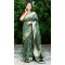Jacquard Work Patola Silk Designer Party Wear Saree Blouse in Green -6805172327