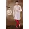 Jacquard Hand work Readymade Designer Men's Wear Sherwani in Off White -6803172303