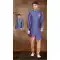 Blue Jacquard Hand work Readymade Designer Men's Wear Sherwani -6803172311