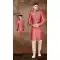 Jacquard Hand work Readymade Designer Men's Wear Sherwani in Redish Maroon -6803172317
