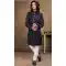 Imported Fabric Designer Readymade Men's Indo-Western in Navy Blue -6817172439