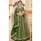 Green Art Silk Embroidery Work Designer Party Wear Heavy Lehenga Choli -7035173909