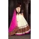 Navratri Occasion Georgette Embroidery Work Lehenga Choli in Black -7474176435