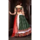 Navratri Occasion Cotton Silk Embroidery Work Lehenga Choli in Green -7474176436