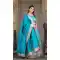 Wedding Wear Firozi Color Paithani Silk Weaving Work Designer Lehenga Choli - 7059174042