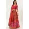 Multi Color Chinon Leheriya Patola Print Work Party Wear Designer Lehenga Choli - 7071174133