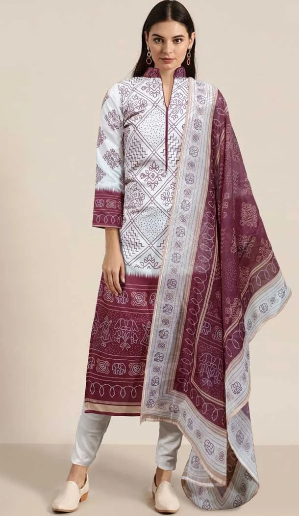 Party Wear Dark Purple Color Poly Rayon Digital Print Work Readymade Salwar Suit - 7089174245