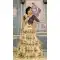 Peanut Brown Color Net Heavy Embroidery Work Function Wear Designer Lehenga Choli - 7095174264