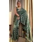 Dark Green Color Banarasi Silk Copper Zari Weaving Work Traditional Wear Saree- 7127174431