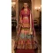 Wedding Wear Rajwadi Silk Multi Color Aari Mirror Work Designer Lehenga Choli - 7111174349