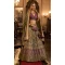 Rajwadi Silk Wedding Wear Purple Color Aari Mirror Work Designer Lehenga Choli - 7111174353