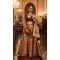 Rajwadi Silk Wedding Wear Multi Color Aari Mirror Work Designer Lehenga Choli - 7111174356