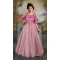 Pink Color Soft Net Sequence Work Function Wear Designer Girl's Gown - 7113174364