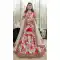 Art Silk White Red Color Digital Print Work Function Wear Designer Lehenga Choli - 7131174449