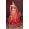 Orange Color Organza Silk Heavy Embroidery Wedding Wear Designer Lehenga Choli - 7132174456