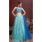 Sky Blue Color Pure Chinon Silk Heavy Embroidery Wedding Wear Designer Lehenga Choli - 7132174462