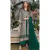 Green Color Faux Georgette Sequence Embroidery Work Women Palazzo Salwar Suit - 7141174507