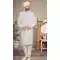 Stand Out on your Big Day with our Banarasi Jacquard Cream Plus Size Wedding Sherwani for Men -7917179015