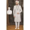 Sophistication Get our Exclusive Ethnic Banarasi Jacquard White Plus Size Wedding Sherwani for Men -7917179017