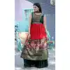 Red Color Dola Silk Foil Print And Mirror Work Festival Wear Palazzo Salwar Suit - 7194174802