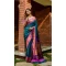 Teal Color Banarasi Silk Jacquard Work Traditional Festival Wear Saree - 7212174894
