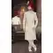 Make Heads Turn: Rock the Perfect Wedding Look with Our Hand Work Cream Sherwani for Men -7916178987