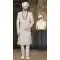 This stunning White Sherwani, detailed with exquisite Banarasi Jacquard handwork -7916178990