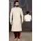 Step into elegance and luxury with our Cream Banarasi Jacquard Sherwani - The perfect attire for the man -7916179002