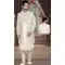 Be the Talk of the Town with our Luxurious Cream Sherwani - Stand Out in Style, Whether it's a Wedding or a Party -7916179005
