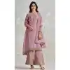Traditional Festival Wear Onion Pink Color Soft Organza Embroidery Work Palazzo Salwar Suit - 7223174954