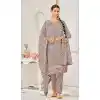 Party Wear Fox Georgette Sequins Embroidery Work Pakistani Salwar Suit In Grey - 7239175047