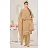 Party Wear Fox Georgette Sequins Embroidery Work Pakistani Salwar Suit In Cream - 7239175049