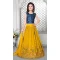 Designer Function Wear Fox Georgette Heavy Embroidery Work Kid's Lehenga Choli In Yellow - 7236175035