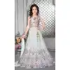 Designer Function Wear Fox Georgette Digital Print Work Kid's Lehenga Choli In Off White - 7236175036