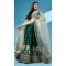 Function Wear Georgette Embroidery Work Designer Lehenga Choli In Green - 7250175092