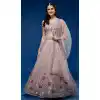 Mauve Color Net Sequins And Zari Work Designer Party Wear Lehenga Choli - 7267175175