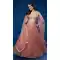 Peach Color Net Sequins And Zari Work Designer Party Wear Lehenga Choli - 7267175179